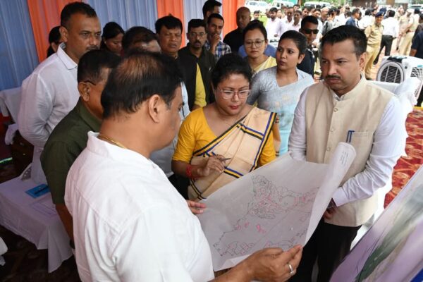 धुबड़ी में अडाणी समूह का 20,000 करोड़ का निवेश: चापर में बनेगा असम का सबसे बड़ा थर्मल पावर प्लांट,मुख्यमंत्री ने किया भूमि निरीक्षण