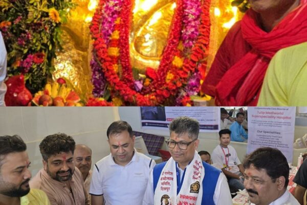 दिसपुर गणेश मंदिर में स्वर्ण जयंती महोत्सव धूमधाम से संपन्न, मंत्री पीयूष हजारिका ने लगाई हाजिरी