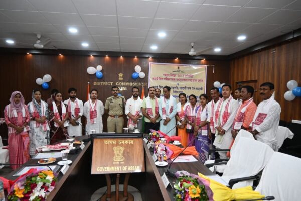 भाजपा ने होजाई जिला परिषद में किया परचम लहराया, जुंती बोरा भगवती बनीं अध्यक्ष