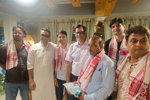 राजस्थान के पत्रकार दल का गुवाहाटी आगमन, बीकानेर नागरिक मंच ने किया स्वागत-सम्मान