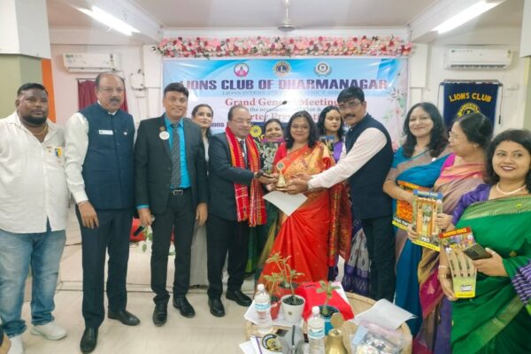 जिलापाल का लायंस क्लब धर्मनगर दौरा, कई नई सेवा परियोजनाओं का शुभारंभ, नए क्लब को मिला चार्टर