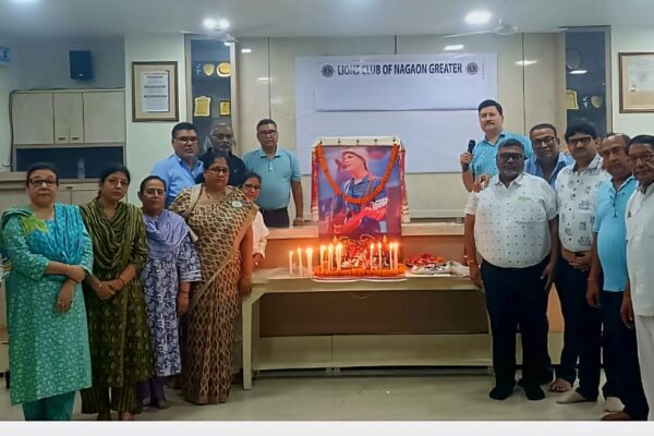 लायंस क्लब ऑफ नगांव ग्रेटर ने जुबिन गर्ग को दी भावभीनी श्रद्धांजलि